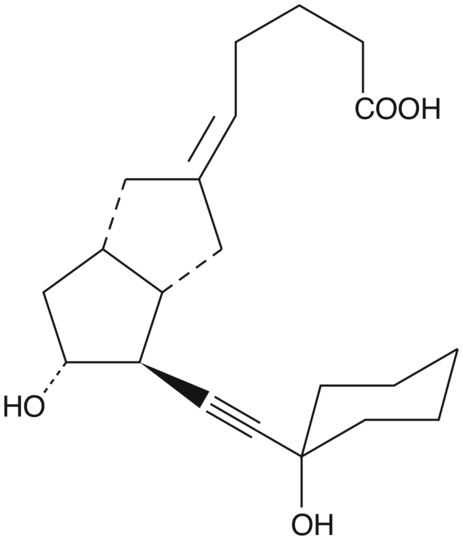 13,14-dehydro-15-cyclohexyl Carbaprostacyclin