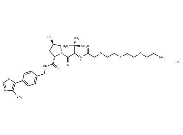 (S,R,S)-AHPC-PEG3-NH2 hydrochloride