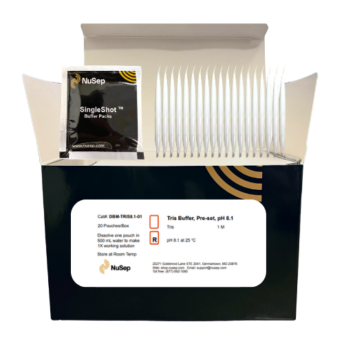 SingleShot(TM) Tris pH 8.1 (Tris 8.1 Buffer) 10L, 20 Pouches/Box