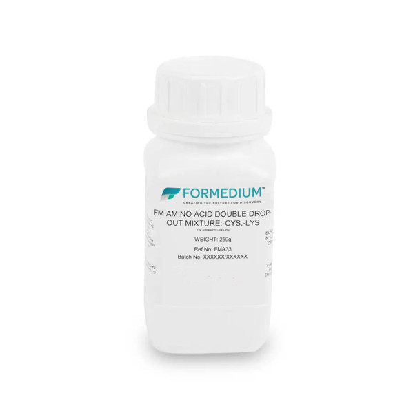 FM drop-out mixture, minus Cysteine and w/o Lysine, 7200 mg/l