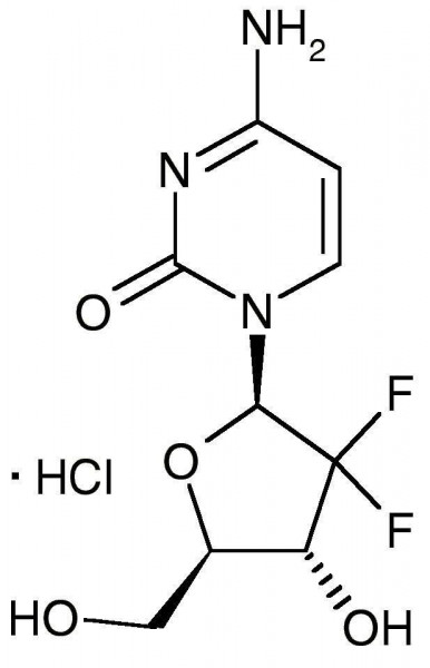 Gemcitabine Hydrochloride (2&#039;-Deoxy-2&#039;,2&#039;-difluorocytidine Hydrochloride, dFdC, dFdCyd)