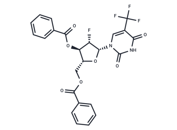 3',5'-Di-O-benzoyl-2'-deoxy-2'-fluoro-5-trifluoromethyl-arabinouridine