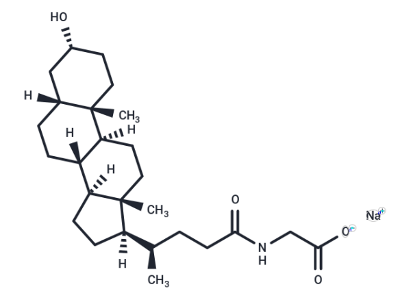 Glycolithocholic acid, sodium salt