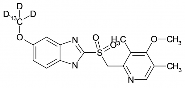 Omeprazole-13C, D3 Sulfone