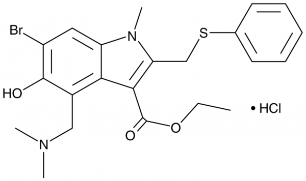 Umifenovir (hydrochloride)