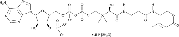 Crotonyl-Coenzyme A (lithium salt hydrate)