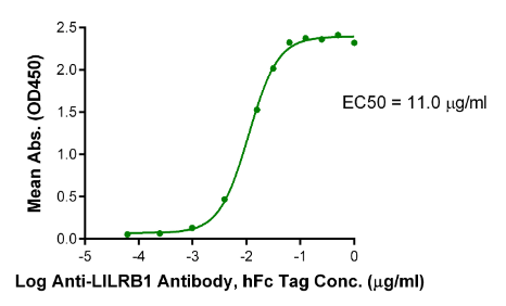 LILRB1/CD85j/ILT2 mFc Chimera, Human