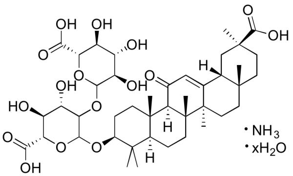 Glycyrrhizic acid, ammonium salt, trihydrate