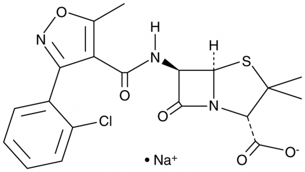 Cloxacillin (sodium salt)