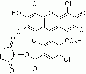 6-HEX, SE (6-Carboxy-2&#039;,4,4&#039;,5&#039;,7,7&#039;-hexachlorofluorescein, succinimidyl ester) *Single Isomer*