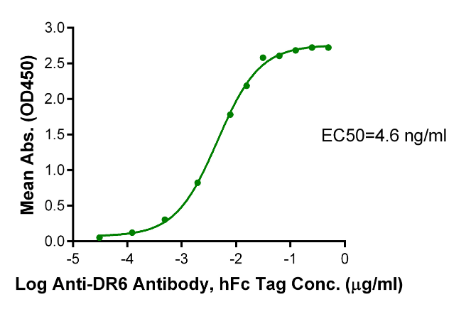 DR6/TNFRSF21, His, Human