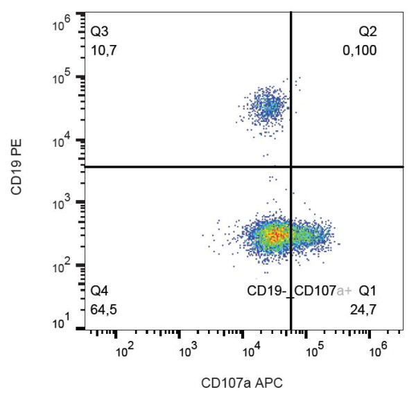 Anti-CD107a / LAMP-1, clone H4A3 (APC)