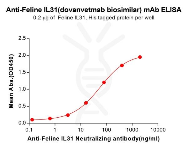 Anti-Feline IL31 (dovanvetmab biosimilar) mAb