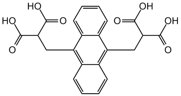 9,10-Anthracenediyl-bis(methylene)dimalonic acid