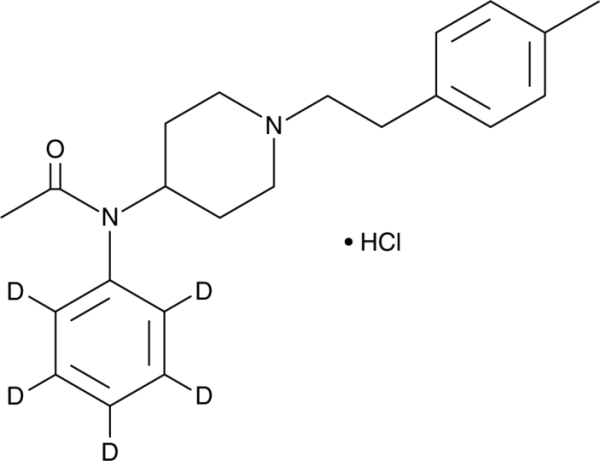 4'-methyl Acetyl fentanyl-d5 (hydrochloride) (exempt preparation)