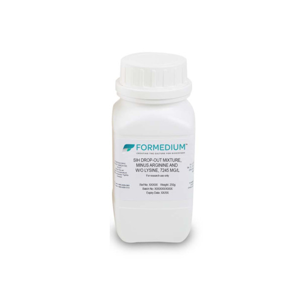SIH drop-out mixture, minus Arginine and w/o Lysine, 7245 mg/l