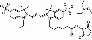Cyanine 3 monosuccinimidyl ester [equivalent to Cy3(R) NHS ester]