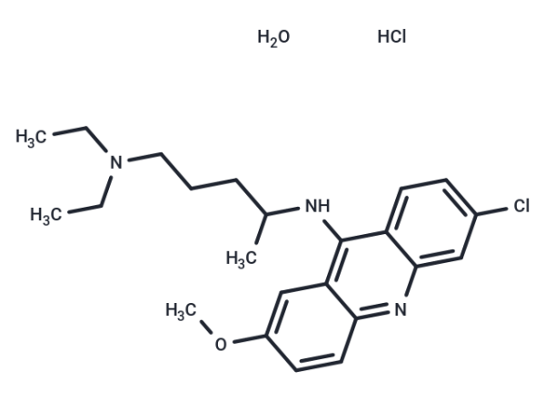 Quinacrine hydrochloride hydrate