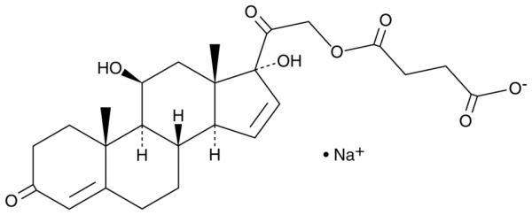 Hydrocortisone 21-hemisuccinate (sodium salt)