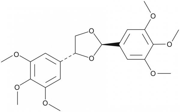 (±)trans-2,5-bis-(3,4,5-Trimethoxyphenyl)-1,3-dioxolane