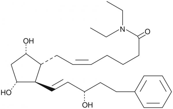 17-phenyl trinor Prostaglandin F2alpha diethyl amide