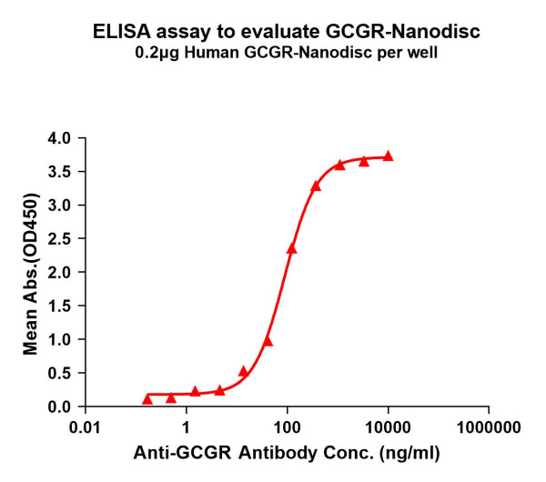 GCGR (human) full length protein-synthetic nanodisc