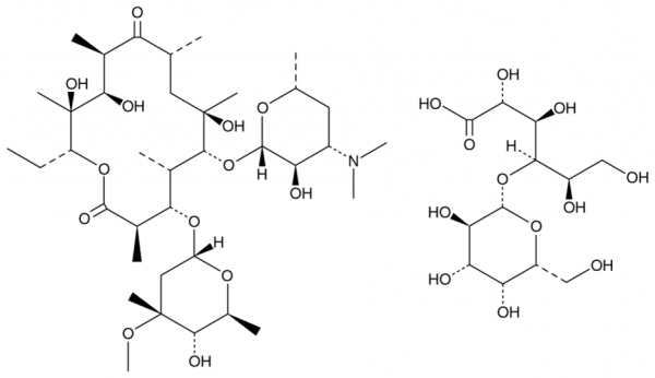 Erythromycin lactobionate