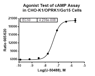 CHO-K1/OPRK1/Galpha15 Stable Cell Line