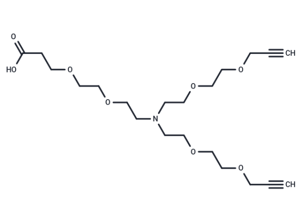 N-(PEG2-C2-acid)-N-bis(PEG2-propargyl)
