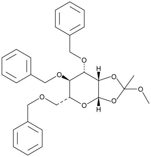 3,4,6-Tri-O-benzyl-beta-D-Mannopyranose 1,2-(methyl orthoacetate)
