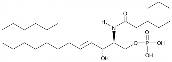 C8 Ceramide-1-phosphate (d18:1/8:0)