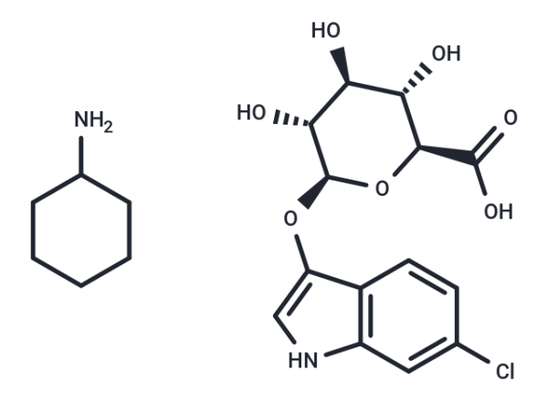 6-Chloro-3-indolyl-beta-D-Glucuronide CHA