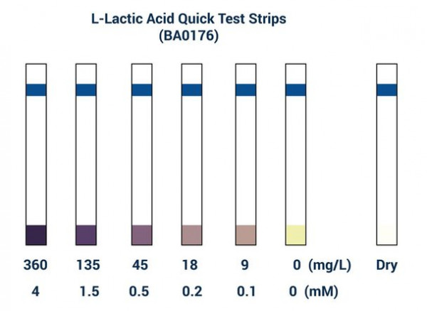 L-Lactic Acid Test Strips