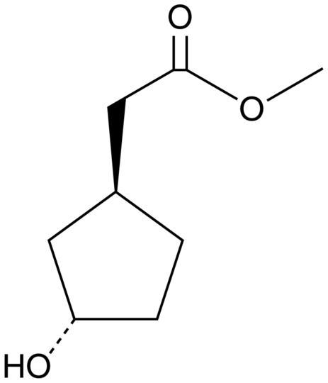 (1S,3S)-3-Hydroxycyclopentane acetic acid methyl ester