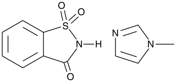 Saccharin 1-methylimidazole
