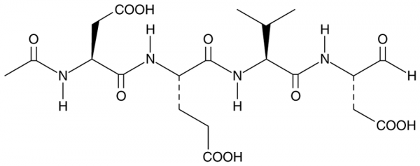 Ac-DEVD-CHO (trifluoroacetate salt)