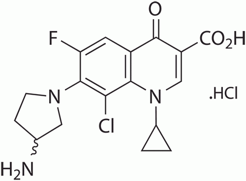 Clinafloxacin hydrochloride
