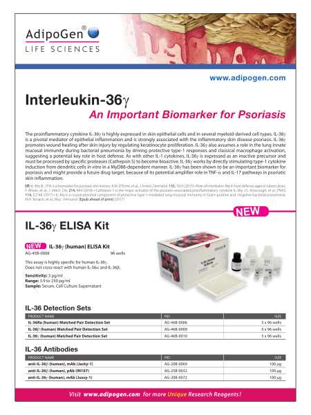 Interleukin-36gamma