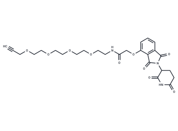 Thalidomide-O-amido-PEG4-propargyl