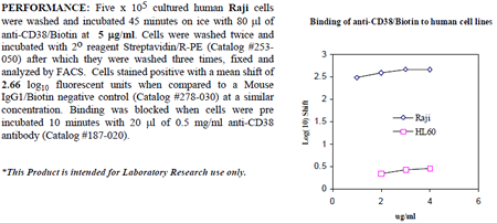 Anti-CD38 (human), clone AT1, Biotin conjugated