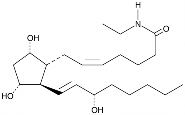 Prostaglandin F2alpha ethyl amide