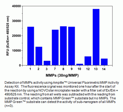 Amplite(TM) Universal Fluorimetric MMP Activity Assay Kit *Green Fluorescence*