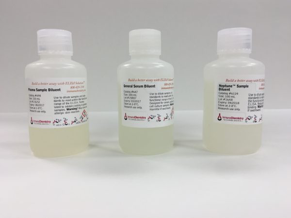 Serum Diluent Optimization Pack (General Serum Diluent, Plasma Sample Diluent, Neptune Sample Diluen