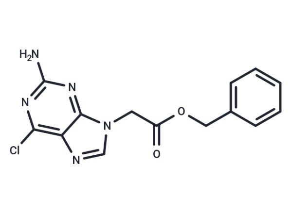 2-Amino-6-chloro-9H-purine-9-acetic acid phenyl ester