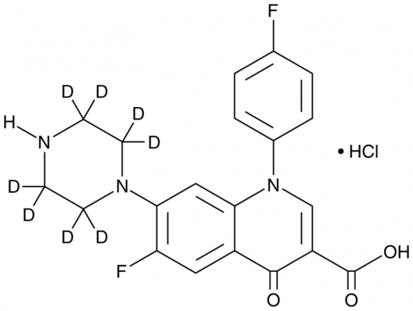 Sarafloxacin-d8 (hydrochloride)