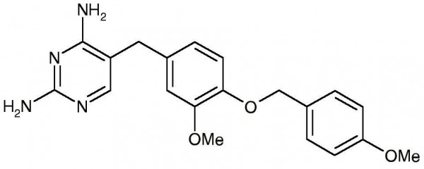 GW2580, Free Base (5-[[3-methoxy-4-[(4-methoxyphenyl)methoxy]phenyl]methyl]pyrimidine-2,4-diamine)