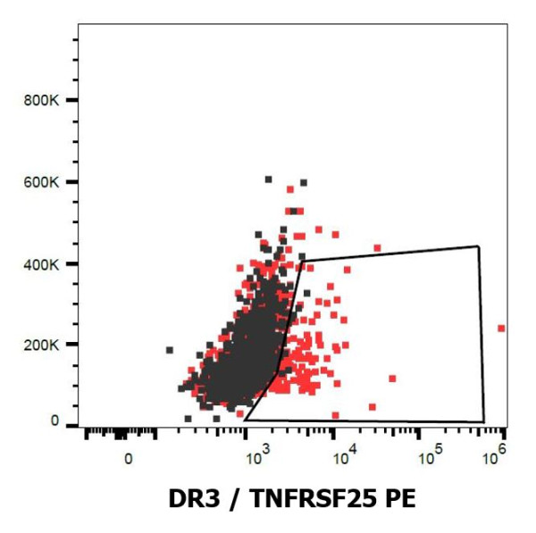 Anti-DR3 / TNFRSF25 (PE), clone JD3