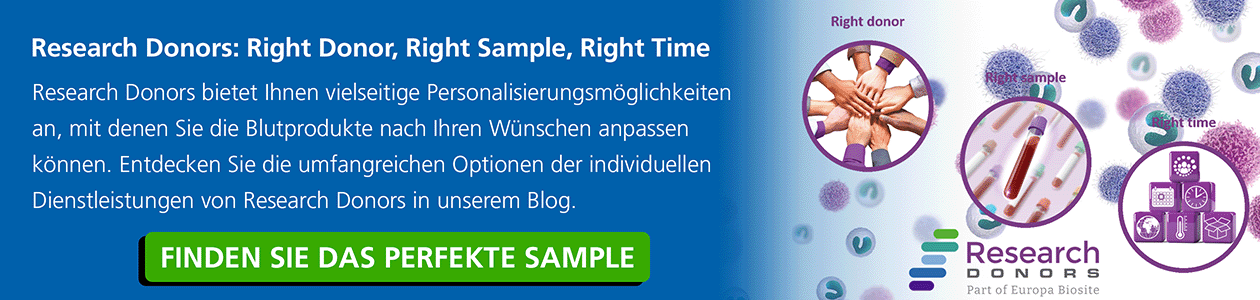 Personalisierte Blutprodukte von Research Donors 