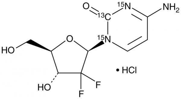 Gemcitabine-13C,15N2 (hydrochloride)