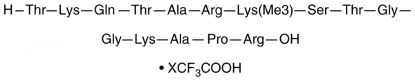 Histone H3K9Me3 (3-17) (human, mouse, rat, porcine, bovine) (trifluoroacetate salt)